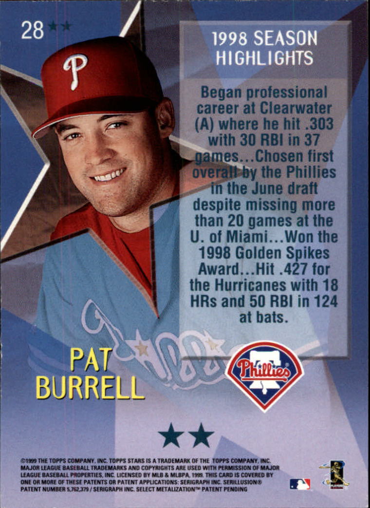 1999 Topps Stars Baseball - Picture 417 of 457