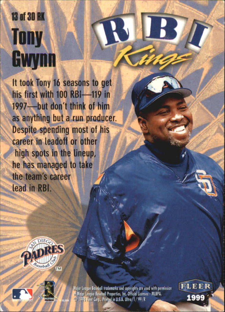 1999 Ultra (Fleer) Baseball "Insert" Cards - Picture 15 of 93