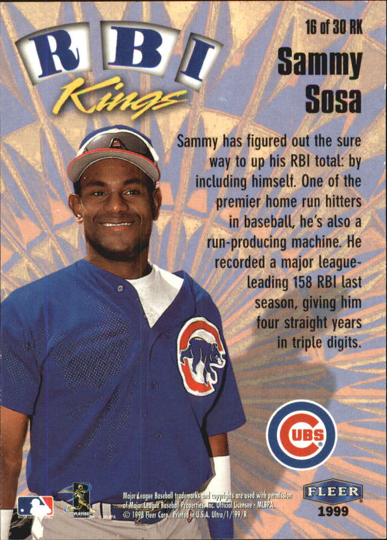 1999 Ultra (Fleer) Baseball "Insert" Cards - Picture 19 of 93