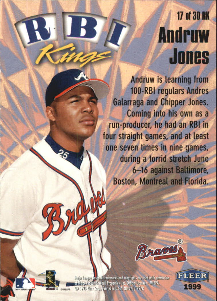 1999 Ultra (Fleer) Baseball "Insert" Cards - Picture 21 of 93
