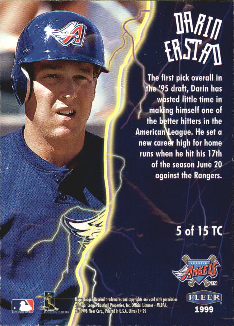 1999 Ultra (Fleer) Baseball "Insert" Cards - Picture 69 of 93