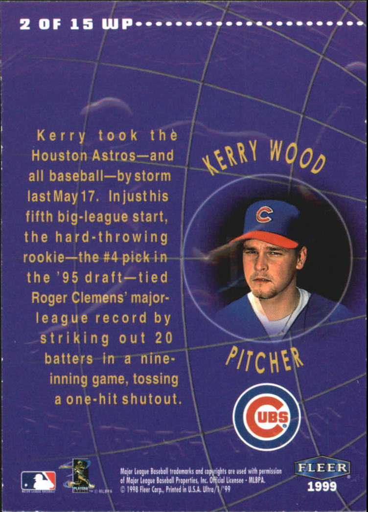 1999 Ultra (Fleer) Baseball "Insert" Cards - Picture 73 of 93