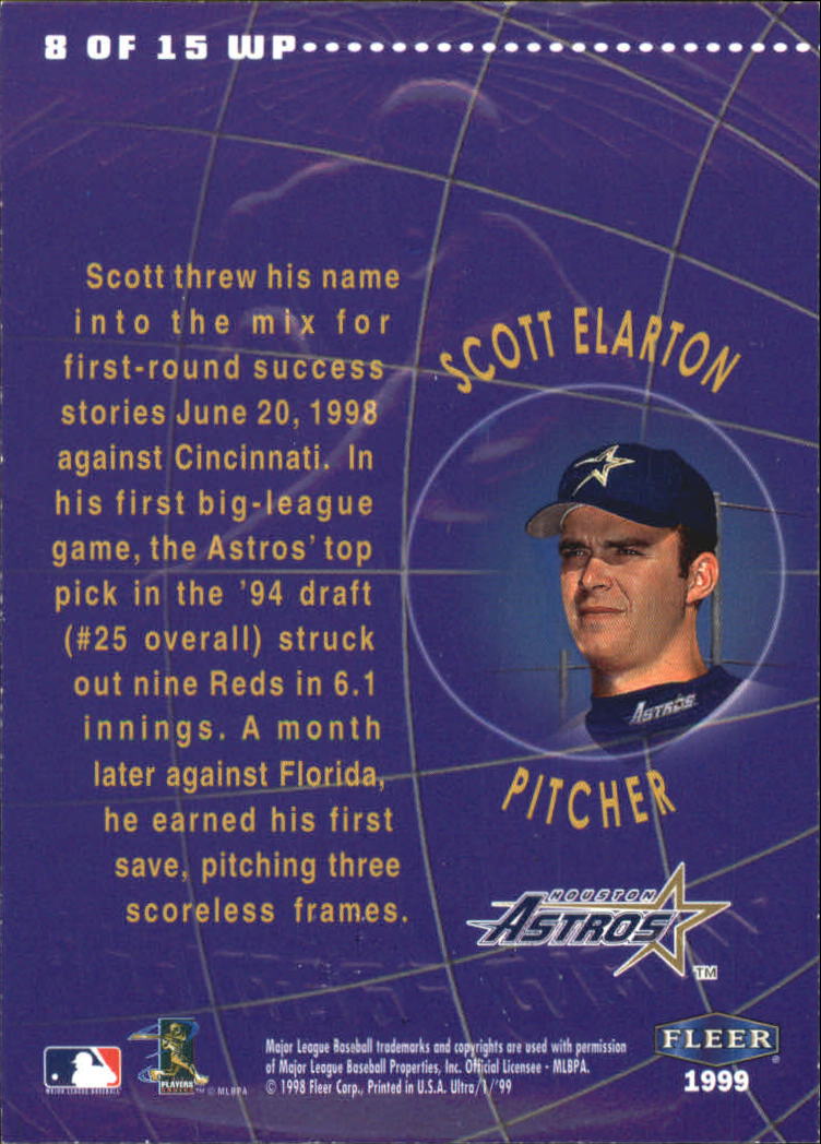 1999 Ultra (Fleer) Baseball "Insert" Cards - Picture 83 of 93