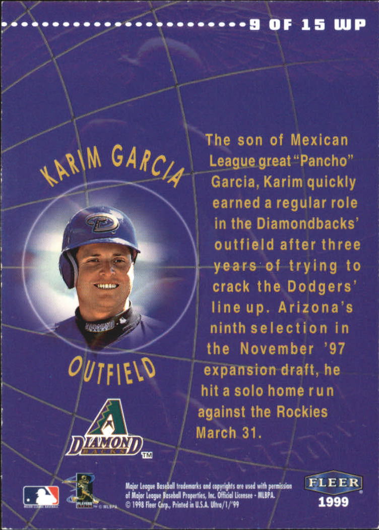 1999 Ultra (Fleer) Baseball "Insert" Cards - Picture 85 of 93