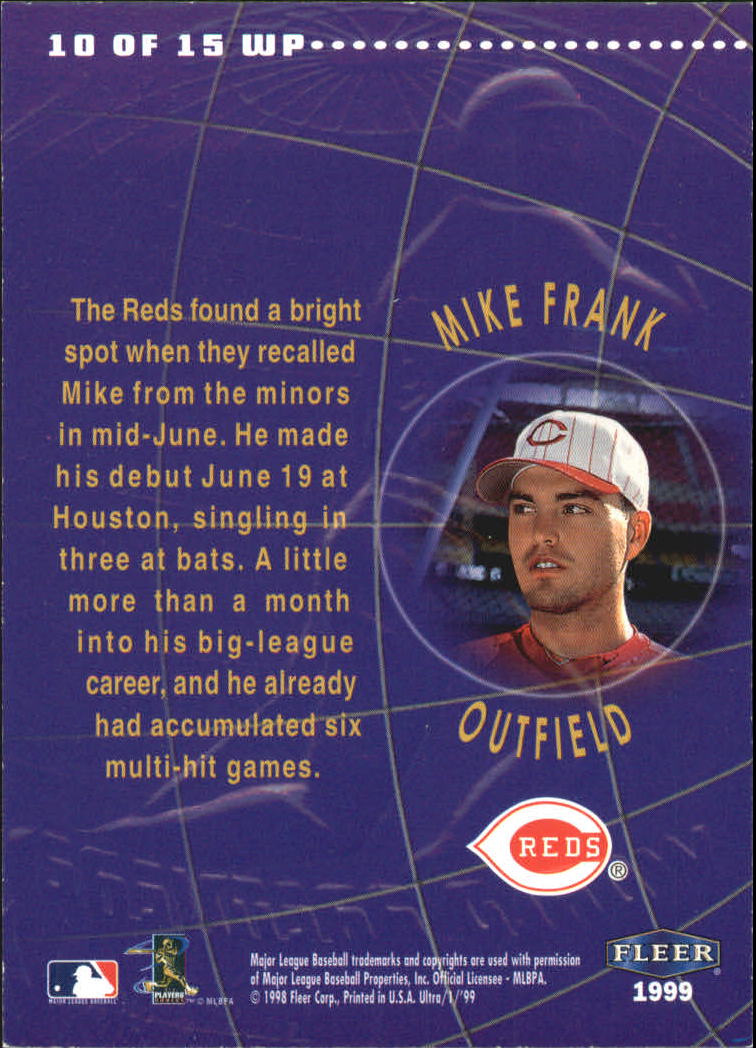 1999 Ultra (Fleer) Baseball "Insert" Cards - Picture 87 of 93