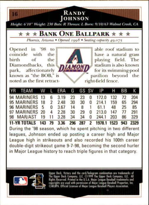 1999 Upper Deck Victory Baseball Card Pick 1-306 - Picture 31 of 451