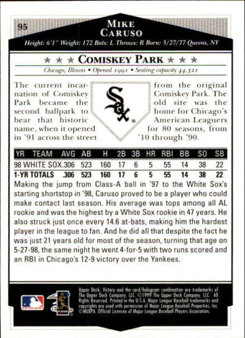 1999 Upper Deck Victory Baseball Card Pick 1-306 - Picture 135 of 451