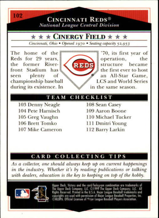 1999 Upper Deck Victory Baseball Card Pick 1-306 - Picture 143 of 451