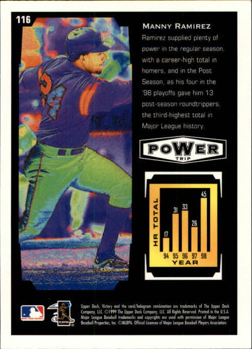 1999 Upper Deck Victory Baseball Card Pick 1-306 - Picture 159 of 451
