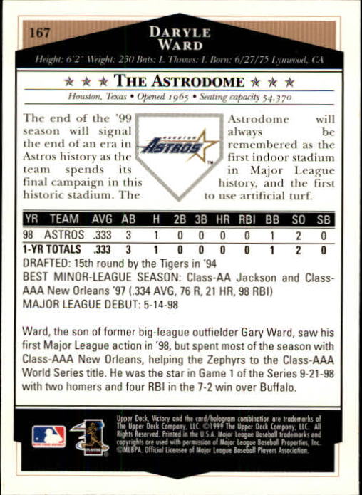 1999 Upper Deck Victory Baseball Card Pick 1-306 - Picture 235 of 451
