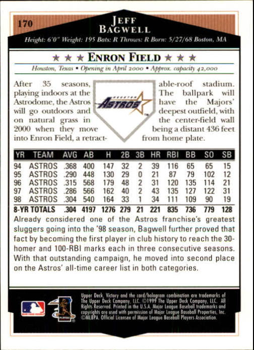 1999 Upper Deck Victory Baseball Card Pick 1-306 - Picture 239 of 451