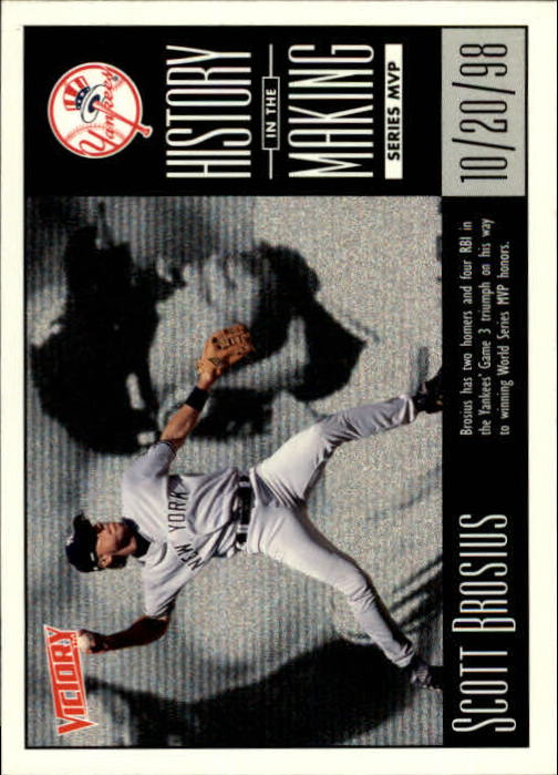 1999 Upper Deck Victory Baseball Card Pick 1-306 - Picture 380 of 451