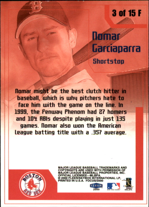 2000 Fleer Focus Baseball "Insert" Cards - Picture 37 of 41