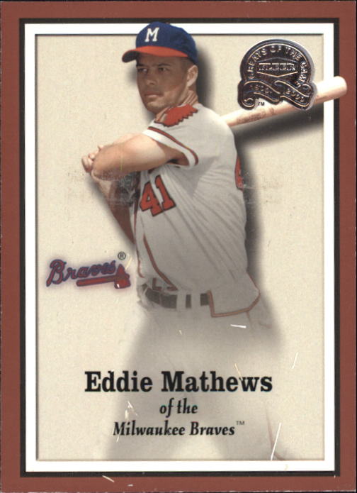 2000 Greats of the Game (Fleer) Baseball "Main Set" Cards - Picture 20 of 213