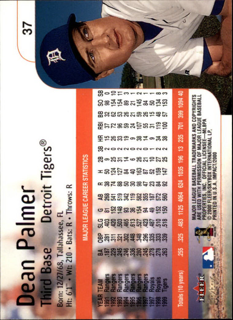 2000 Impact (Skybox) Baseball "Main Set" Cards #1 to #200 - Picture 75 of 401