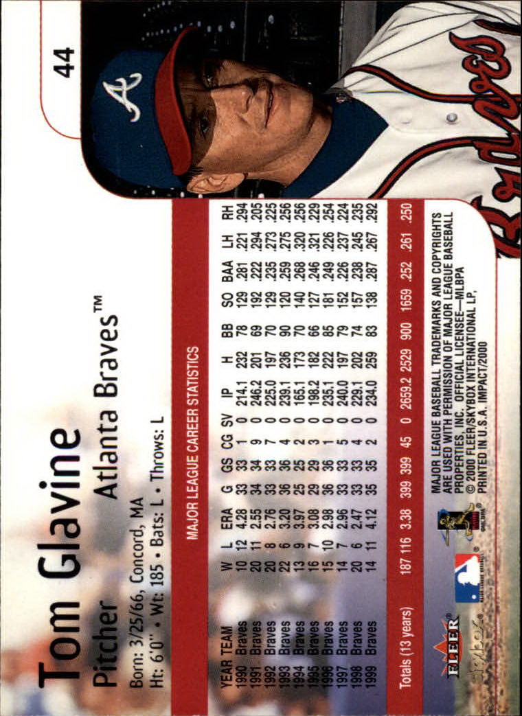 2000 Impact (Skybox) Baseball "Main Set" Cards #1 to #200 - Picture 89 of 401