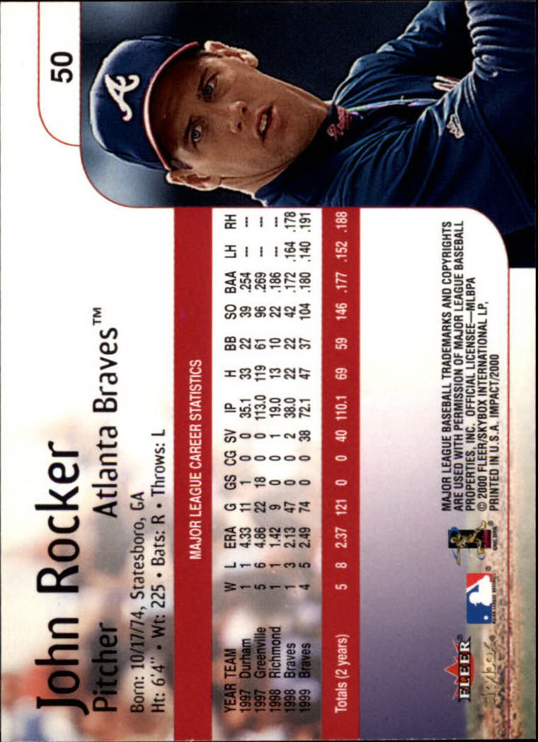 2000 Impact (Skybox) Baseball "Main Set" Cards #1 to #200 - Picture 101 of 401