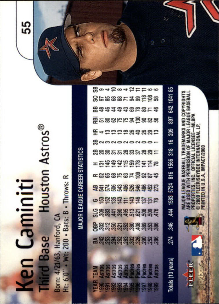 2000 Impact (Skybox) Baseball "Main Set" Cards #1 to #200 - Picture 111 of 401