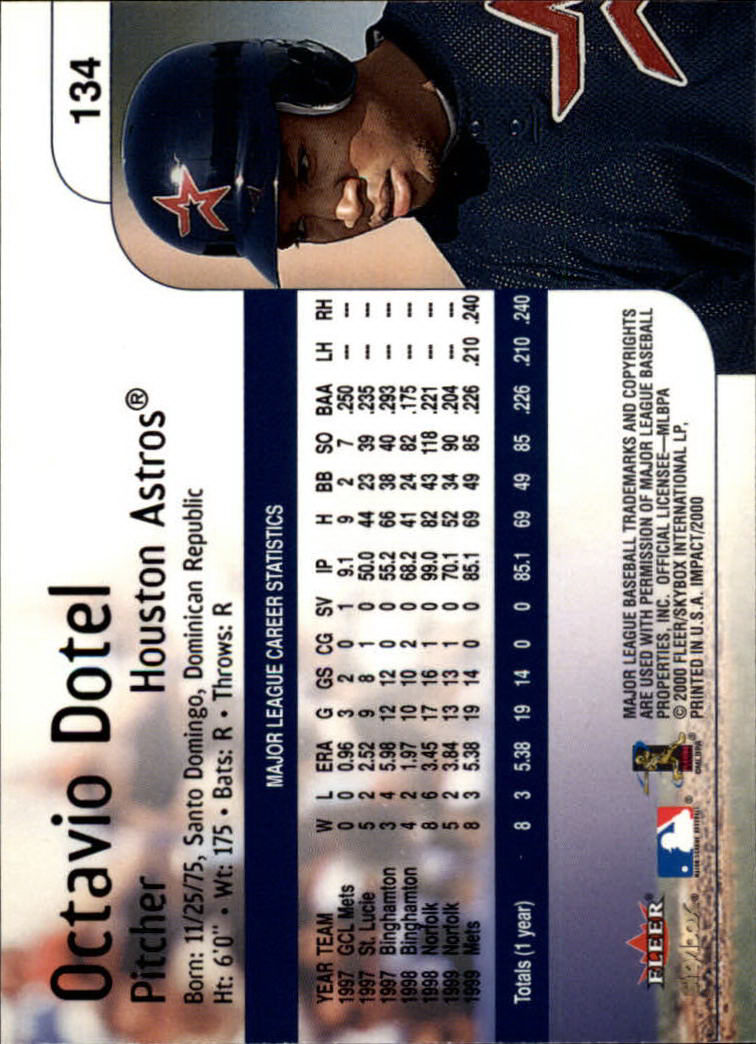 2000 Impact (Skybox) Baseball "Main Set" Cards #1 to #200 - Picture 269 of 401