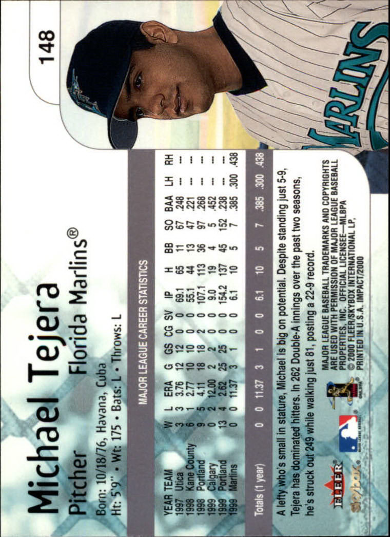 2000 Impact (Skybox) Baseball "Main Set" Cards #1 to #200 - Picture 297 of 401