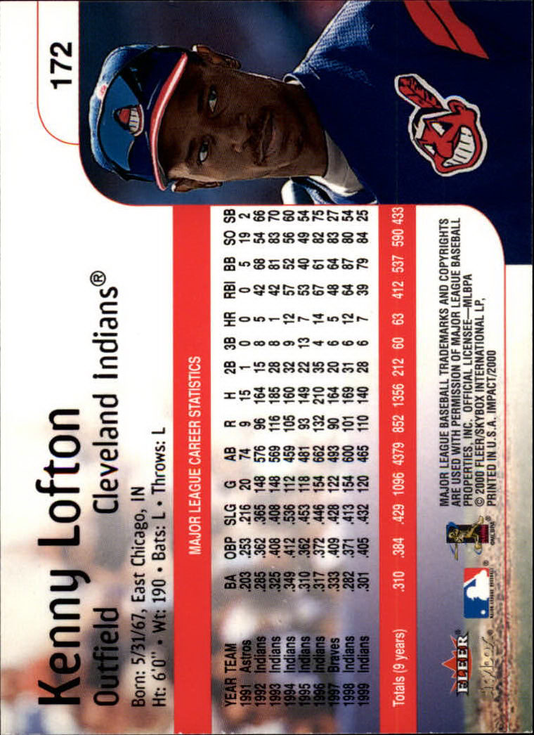 2000 Impact (Skybox) Baseball "Main Set" Cards #1 to #200 - Picture 345 of 401