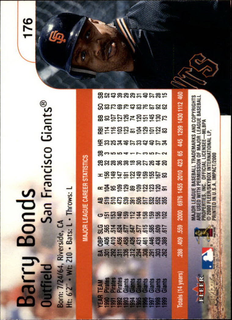 2000 Impact (Skybox) Baseball "Main Set" Cards #1 to #200 - Picture 353 of 401