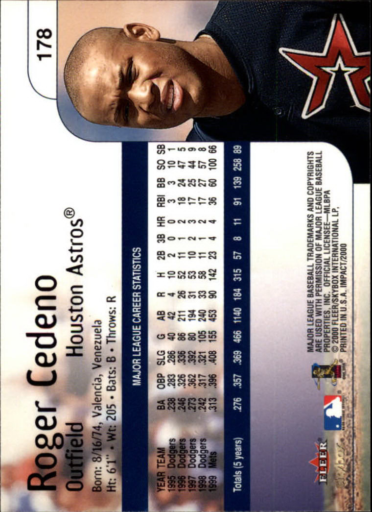 2000 Impact (Skybox) Baseball "Main Set" Cards #1 to #200 - Picture 357 of 401