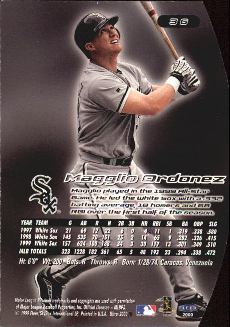 2000 Ultra (Fleer) Baseball "Gold and Platinum Medallion" Parallel Cards - Picture 5 of 323