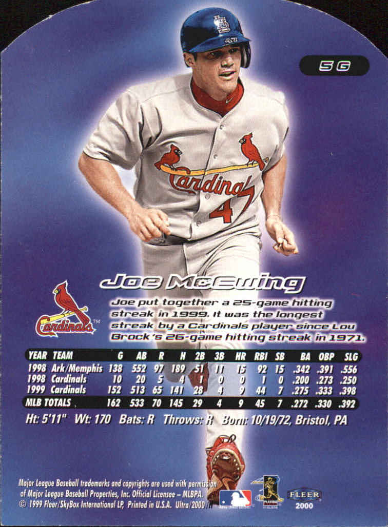 2000 Ultra (Fleer) Baseball "Gold and Platinum Medallion" Parallel Cards - Picture 7 of 323