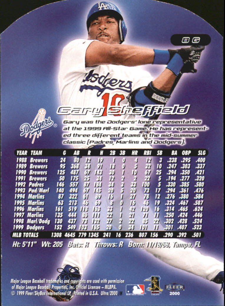 2000 Ultra (Fleer) Baseball "Gold and Platinum Medallion" Parallel Cards - Picture 13 of 323