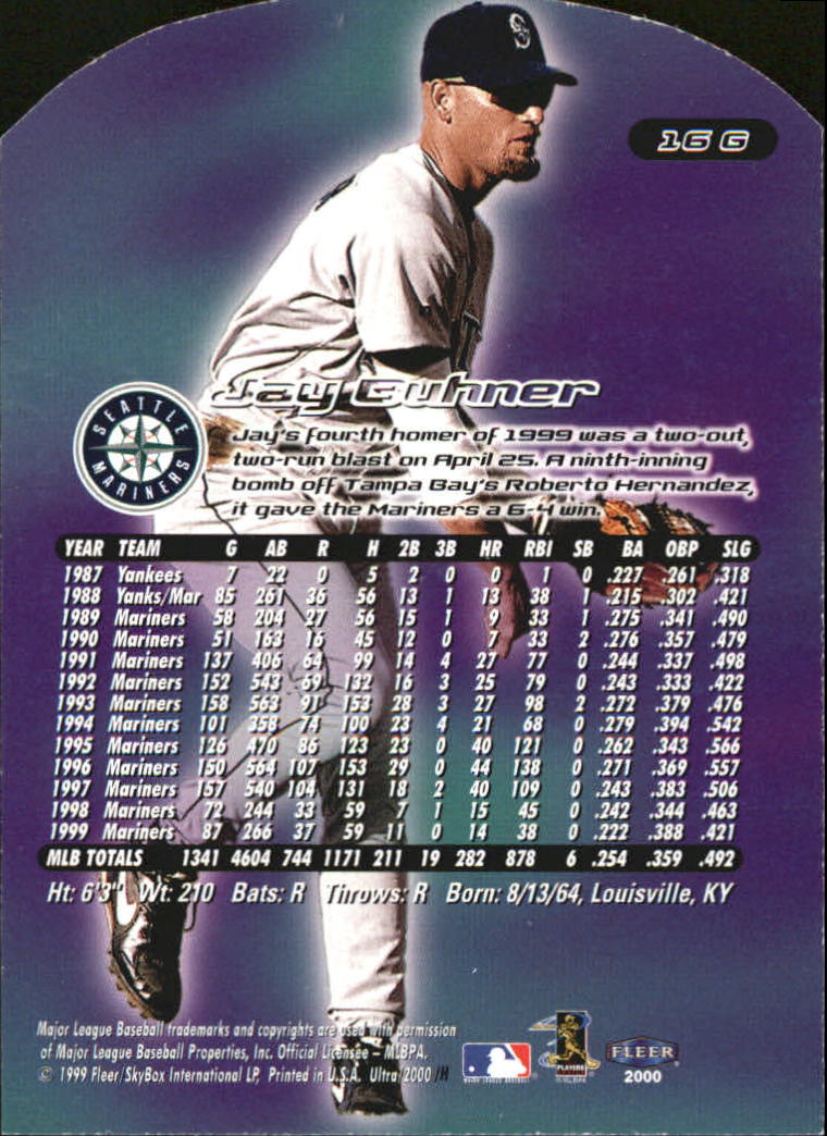 2000 Ultra (Fleer) Baseball "Gold and Platinum Medallion" Parallel Cards - Picture 25 of 323