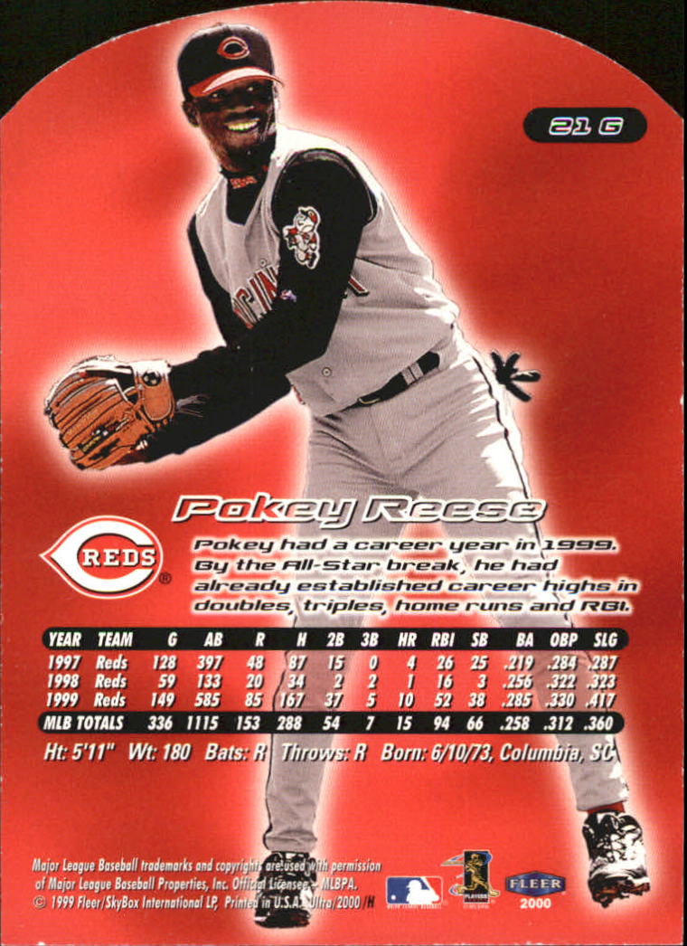 2000 Ultra (Fleer) Baseball "Gold and Platinum Medallion" Parallel Cards - Picture 33 of 323
