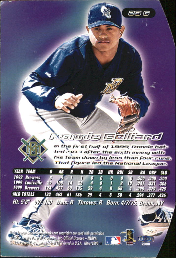 2000 Ultra (Fleer) Baseball "Gold and Platinum Medallion" Parallel Cards - Picture 37 of 323