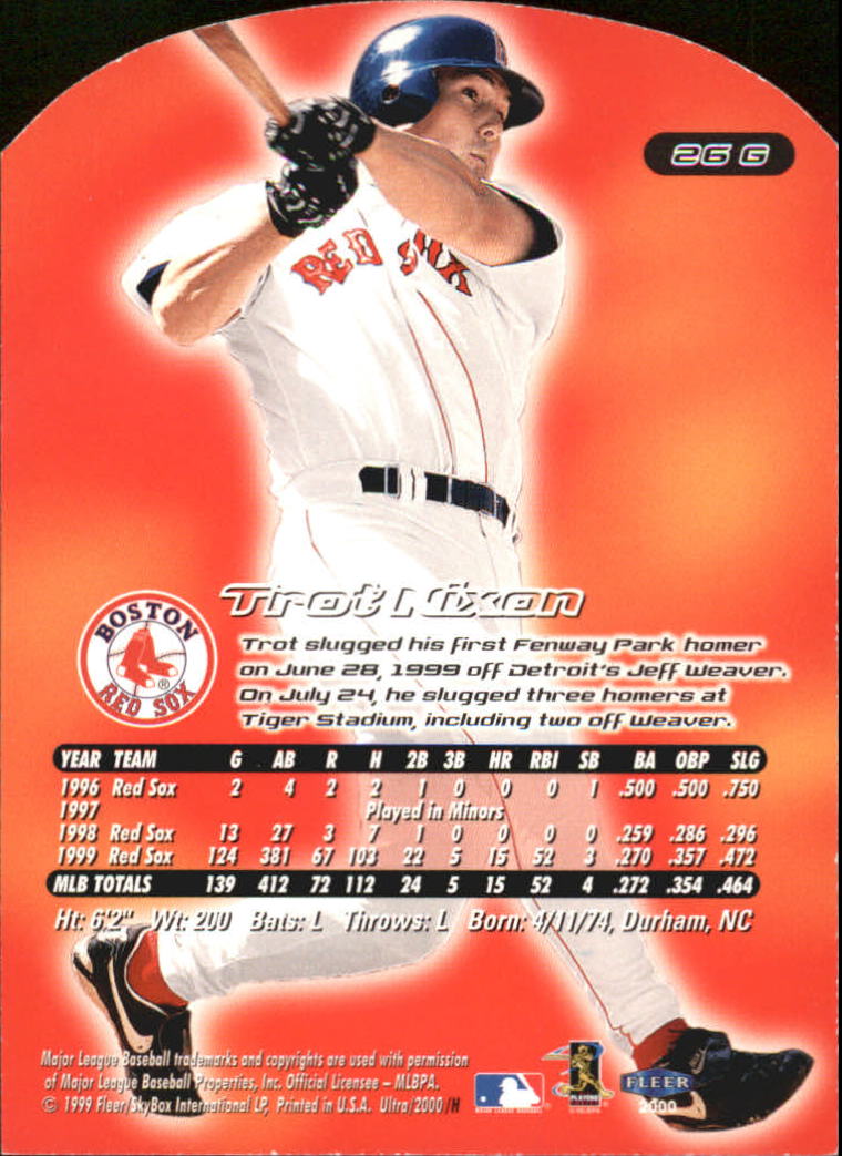 2000 Ultra (Fleer) Baseball "Gold and Platinum Medallion" Parallel Cards - Picture 41 of 323
