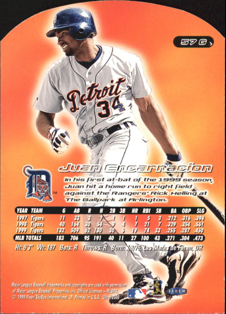 2000 Ultra (Fleer) Baseball "Gold and Platinum Medallion" Parallel Cards - Picture 91 of 323