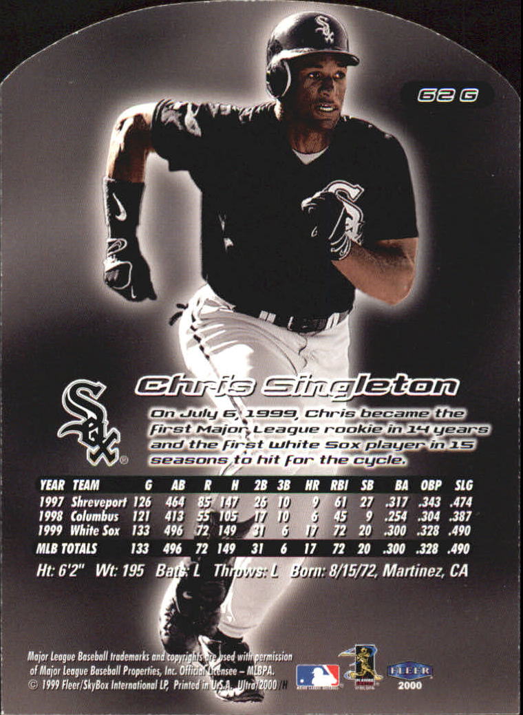 2000 Ultra (Fleer) Baseball "Gold and Platinum Medallion" Parallel Cards - Picture 99 of 323