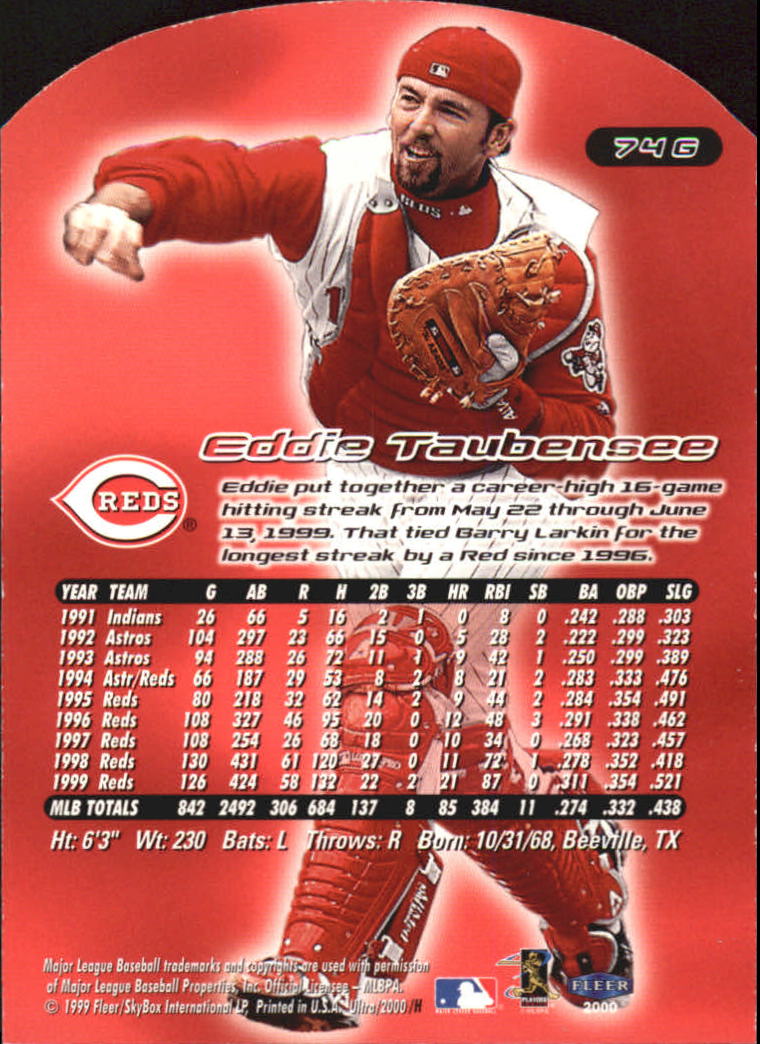 2000 Ultra (Fleer) Baseball "Gold and Platinum Medallion" Parallel Cards - Picture 115 of 323