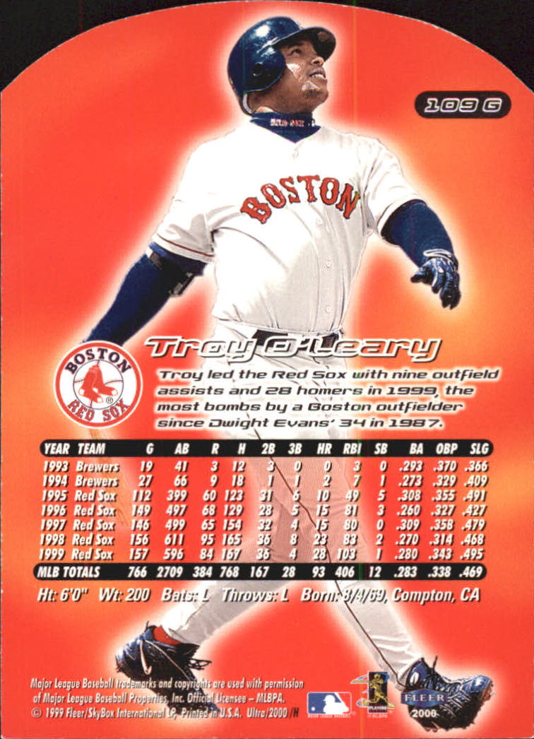 2000 Ultra (Fleer) Baseball "Gold and Platinum Medallion" Parallel Cards - Picture 159 of 323