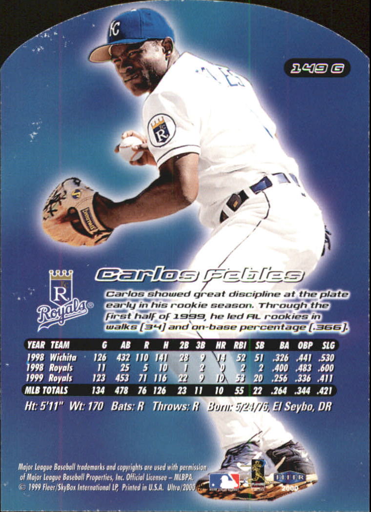 2000 Ultra (Fleer) Baseball "Gold and Platinum Medallion" Parallel Cards - Picture 225 of 323