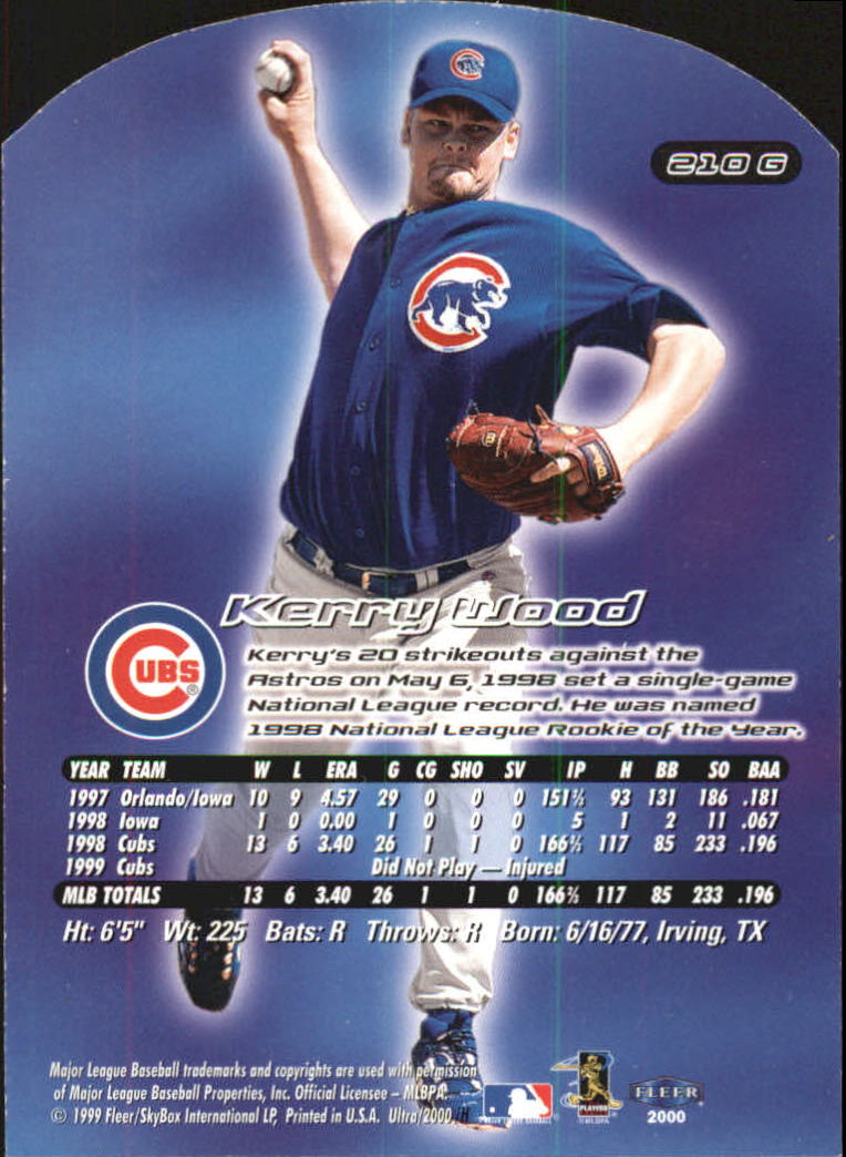 2000 Ultra (Fleer) Baseball "Gold and Platinum Medallion" Parallel Cards - Picture 291 of 323