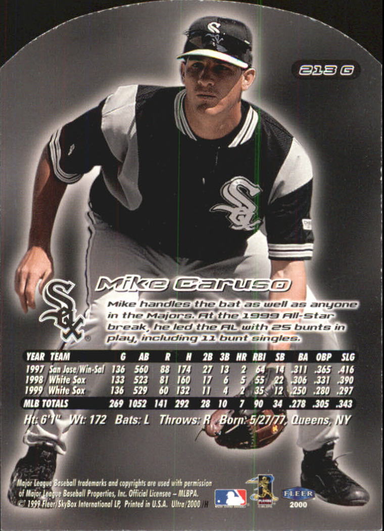 2000 Ultra (Fleer) Baseball "Gold and Platinum Medallion" Parallel Cards - Picture 295 of 323