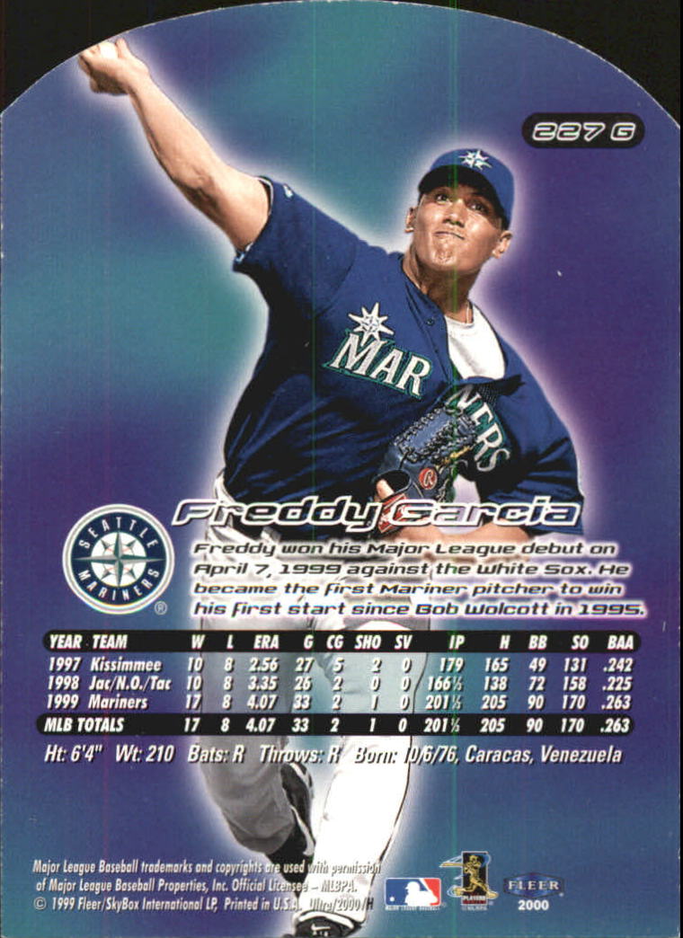 2000 Ultra (Fleer) Baseball "Gold and Platinum Medallion" Parallel Cards - Picture 309 of 323