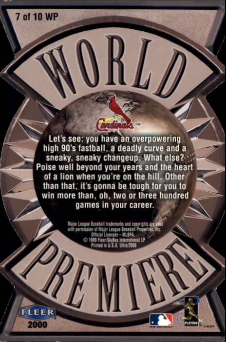 2000 Ultra (Fleer) Baseball "Insert" Cards - Picture 34 of 40