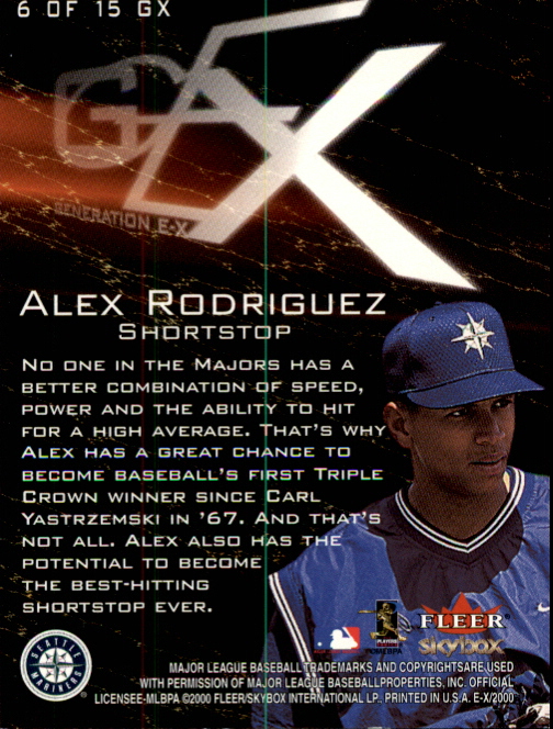 2000 E-X Baseball "Insert" Cards - Picture 11 of 17