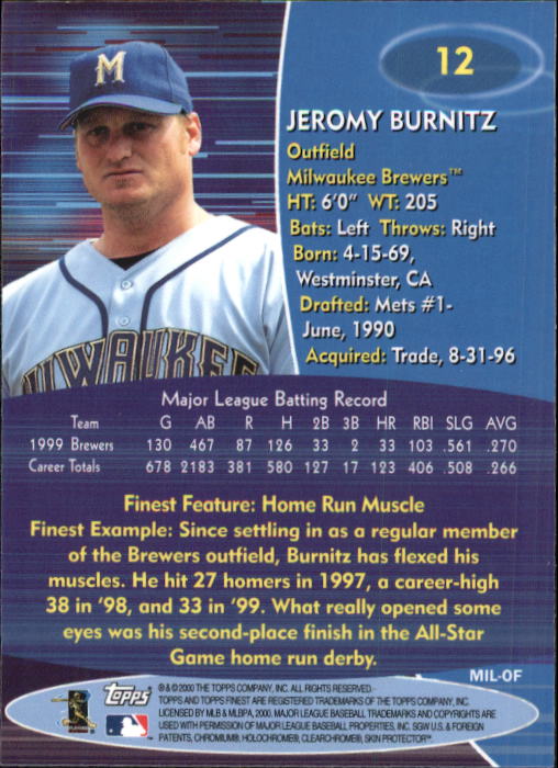 2000 Finest Baseball - Picture 3 of 203