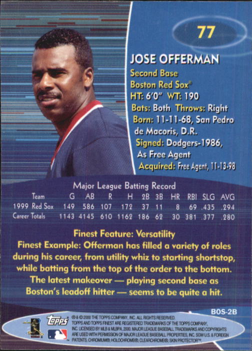 2000 Finest Baseball - Picture 17 of 203