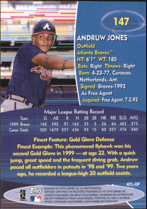 2000 Finest Baseball - Picture 25 of 203