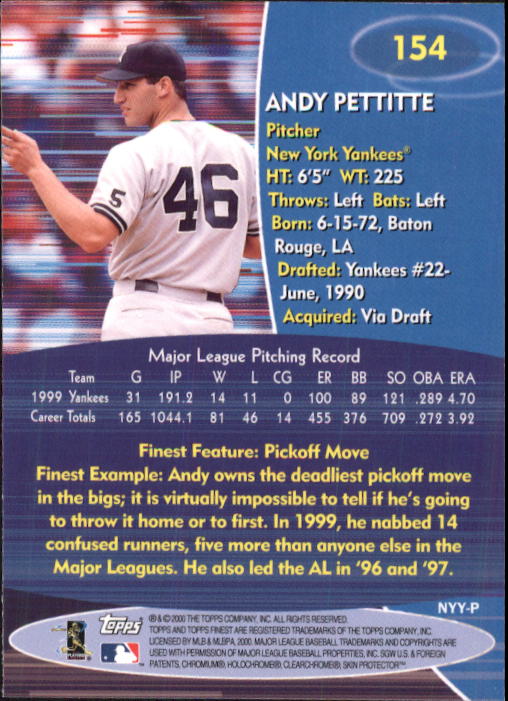 2000 Finest Baseball - Picture 35 of 203