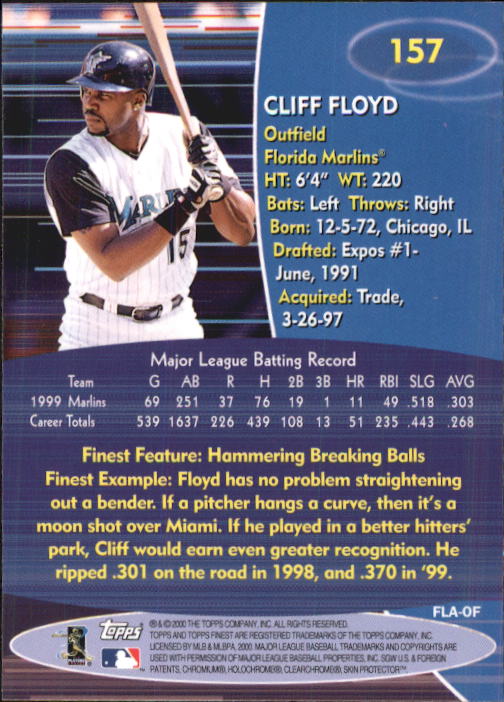 2000 Finest Baseball - Picture 41 of 203