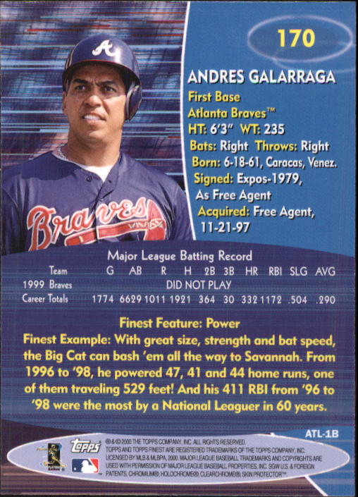 2000 Finest Baseball - Picture 61 of 203